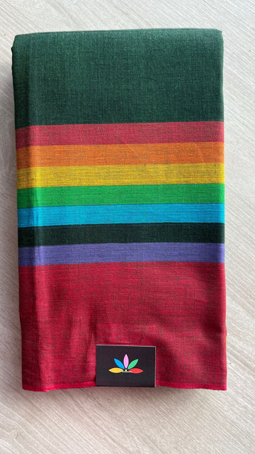 Handloom Bengal Soft Cotton Saree -25975