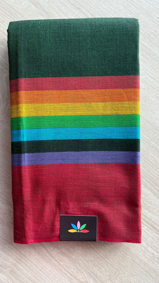 Handloom Bengal Soft Cotton Saree -25975