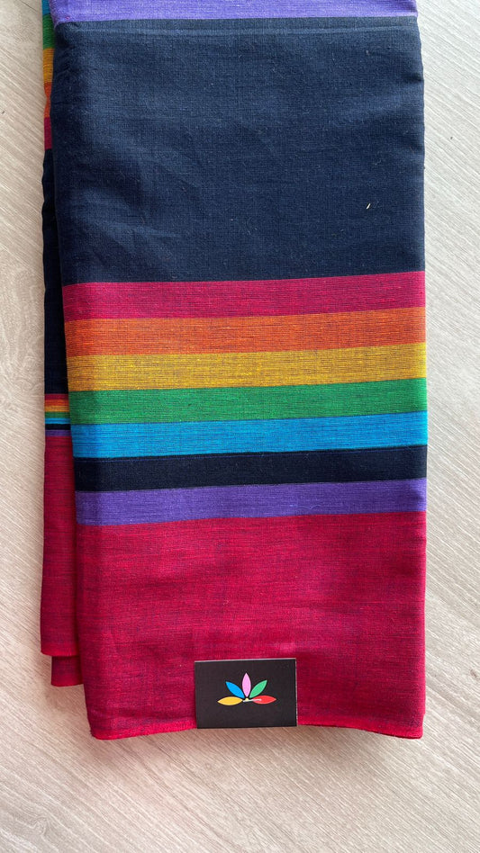 Handloom Bengal Soft Cotton Saree -25976