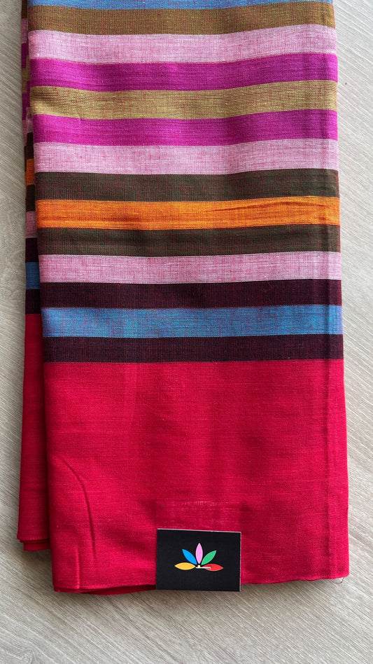 Handloom Bengal Soft Cotton Saree -26012