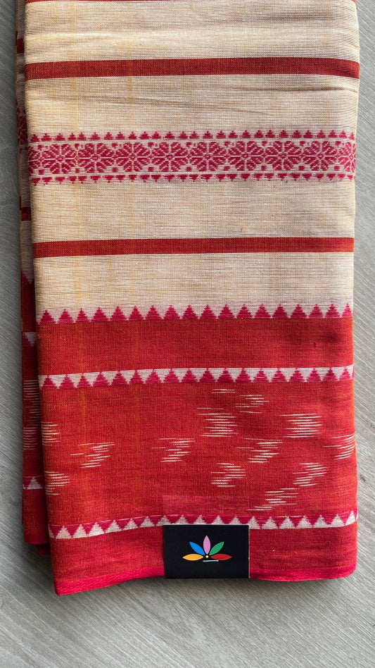 Handloom Bengal Soft Cotton Saree -26013