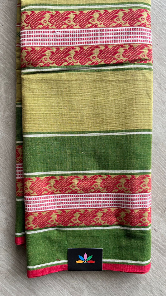 Handloom Bengal Soft Cotton Saree -26015