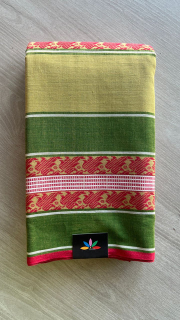 Handloom Bengal Soft Cotton Saree -26015