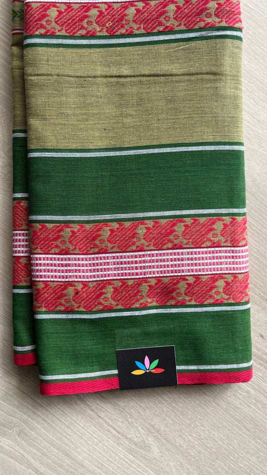 Handloom Bengal Soft Cotton Saree -26016