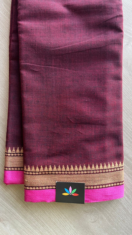 Handloom Bengal Soft Cotton Saree -26033-26034