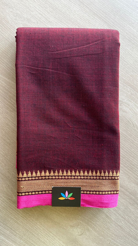 Handloom Bengal Soft Cotton Saree -26033-26034