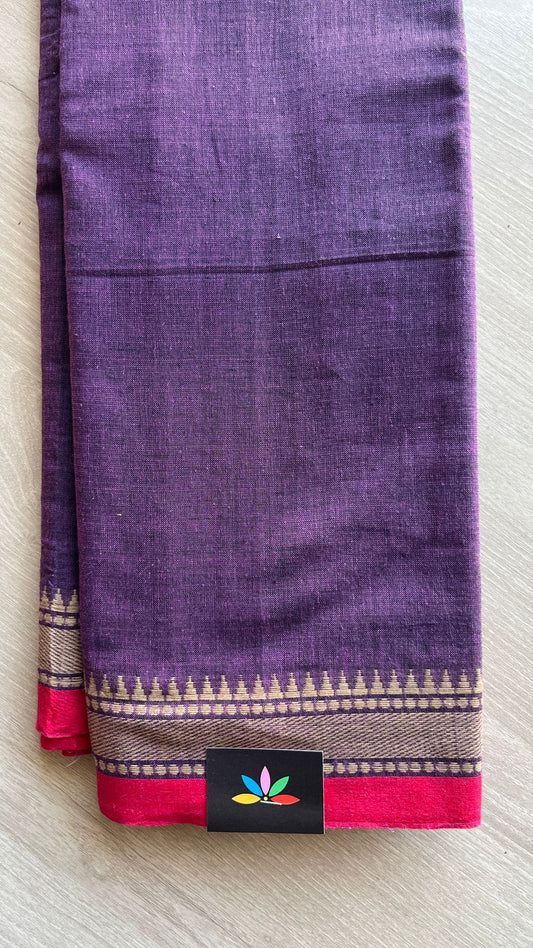 Handloom Bengal Soft Cotton Saree -26036