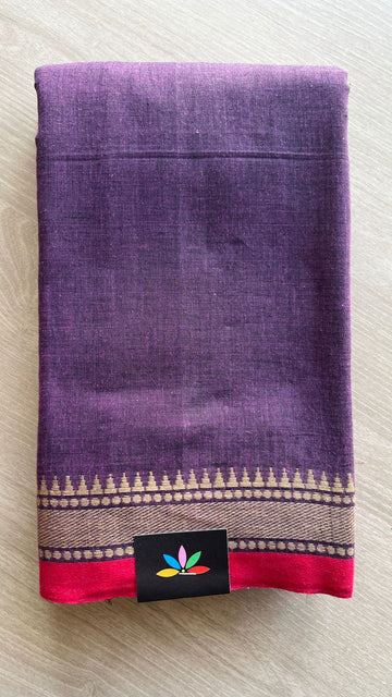 Handloom Bengal Soft Cotton Saree -26036