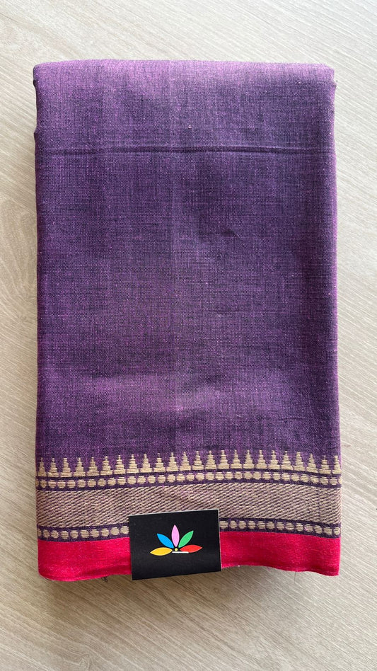 Handloom Bengal Soft Cotton Saree -26036