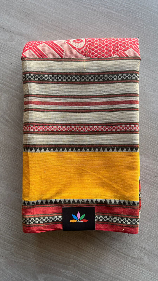 Handloom Bengal Soft Cotton Saree -26037