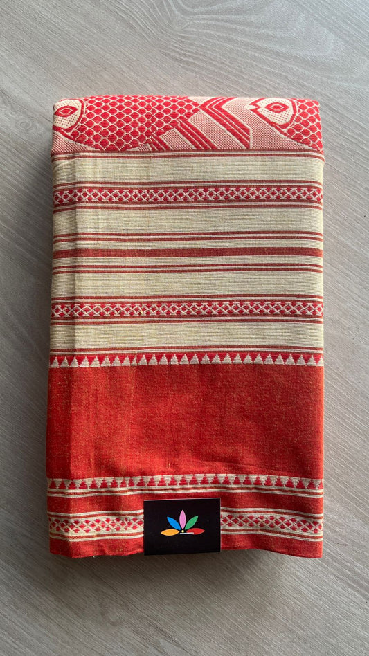 Handloom Bengal Soft Cotton Saree -26042