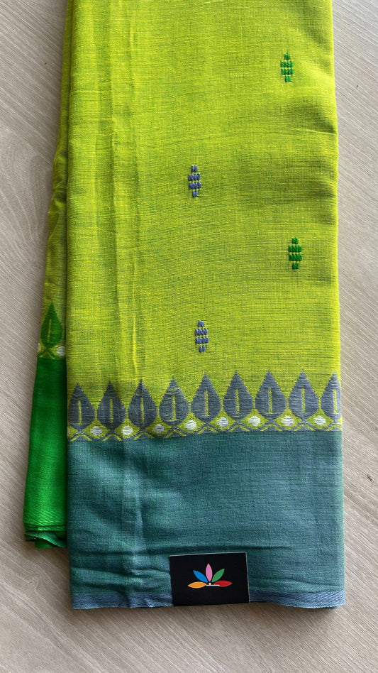 Handloom Bengal Soft Cotton Saree -26043