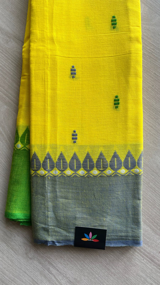 Handloom Bengal Soft Cotton Saree -26044