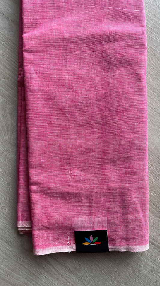 Plain Cotton Saree -26048