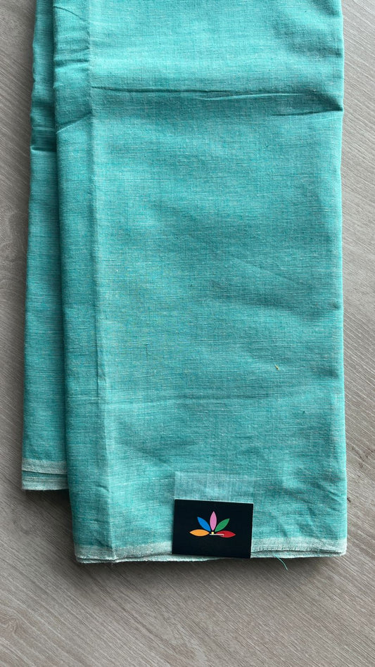 Plain Cotton Saree -26049