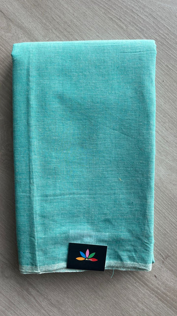 Plain Cotton Saree -26049