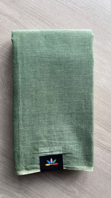 Plain Cotton Saree -26050