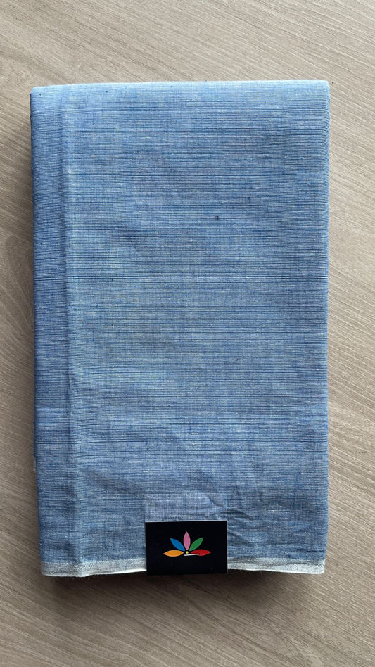 Plain Cotton Saree -26053