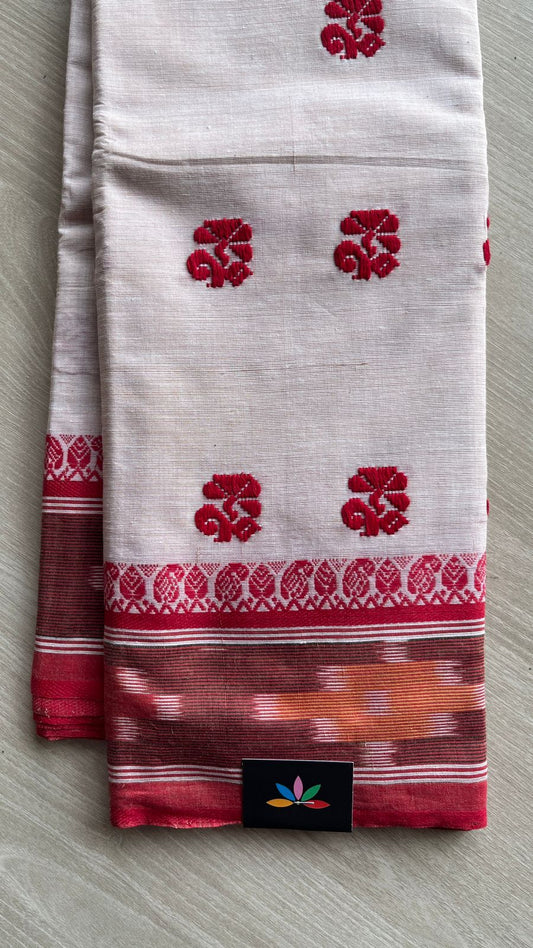 Handloom Bengal Soft Cotton Saree -26091