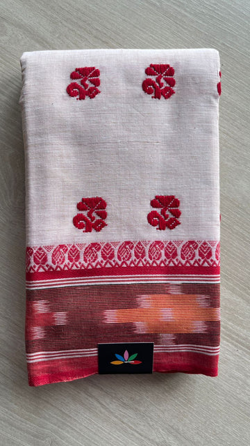 Handloom Bengal Soft Cotton Saree -26091