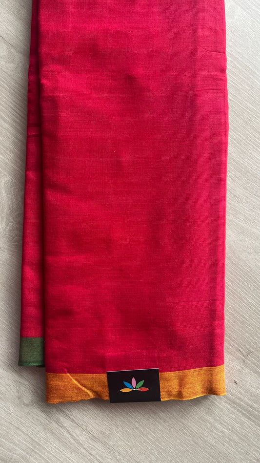 Handloom Bengal Soft Cotton Saree -26105