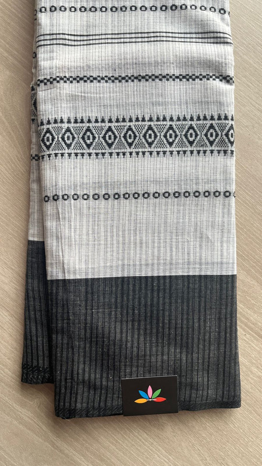 Handloom Bengal Soft Cotton Saree -26107