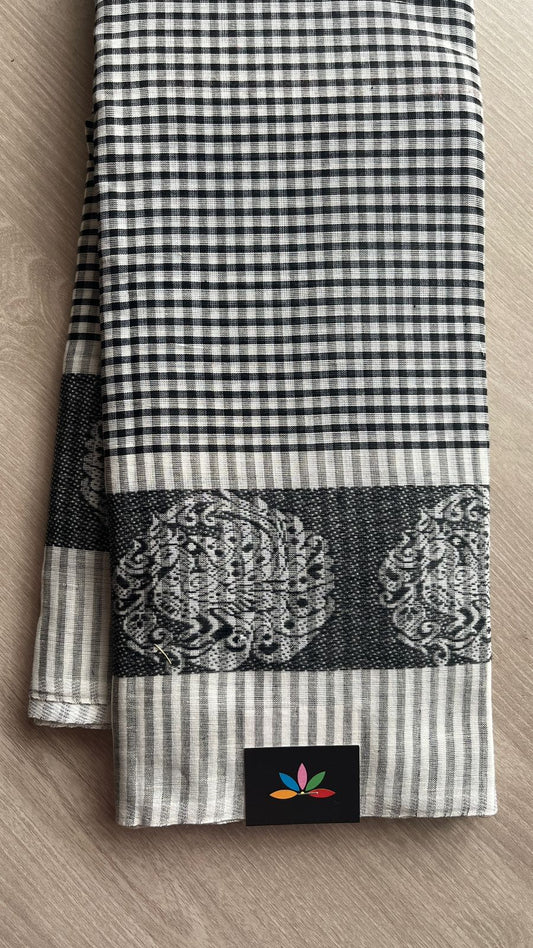 Handloom Bengal Soft Cotton Saree -26108