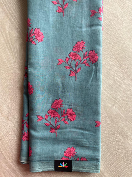 Printed Fine Mul Cotton Saree-26735