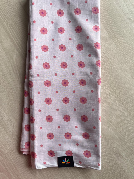 Printed Fine Mul Cotton Saree-26736