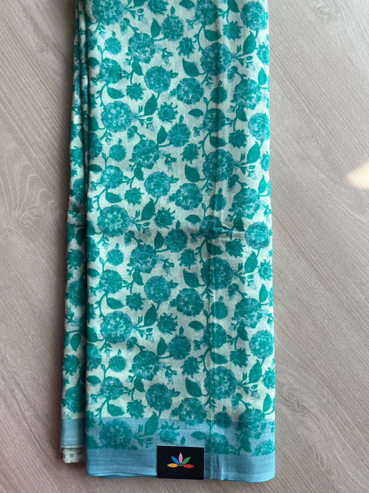 Printed Fine Mul Cotton Saree-26740