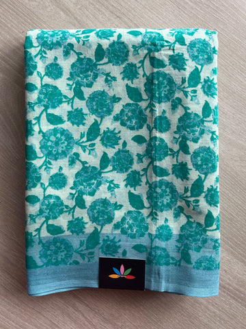 Printed Fine Mul Cotton Saree-26740