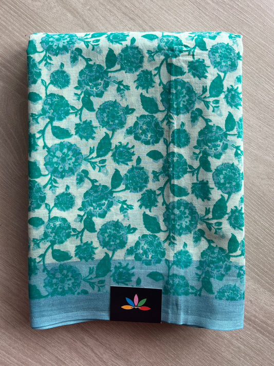 Printed Fine Mul Cotton Saree-26740