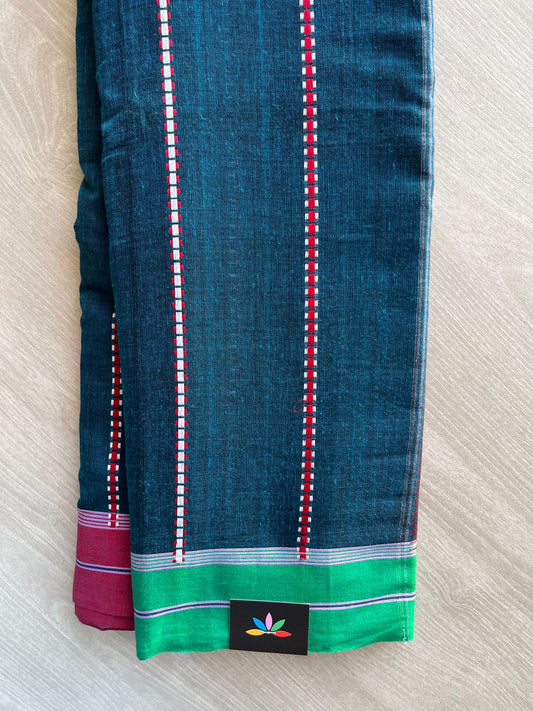 Handloom Bengal Soft Cotton Saree (Without blouse) -31105