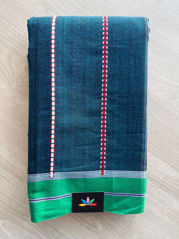 Handloom Bengal Soft Cotton Saree (Without blouse) -31105