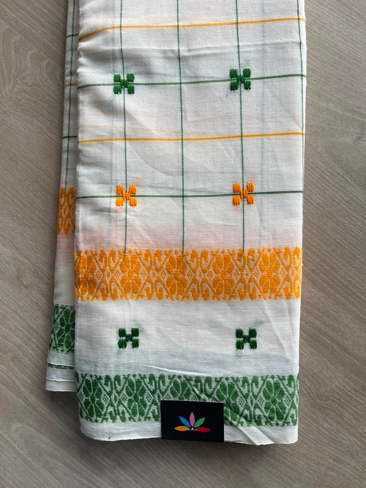 Handloom Bengal Soft Cotton Saree (Without blouse) - 34049