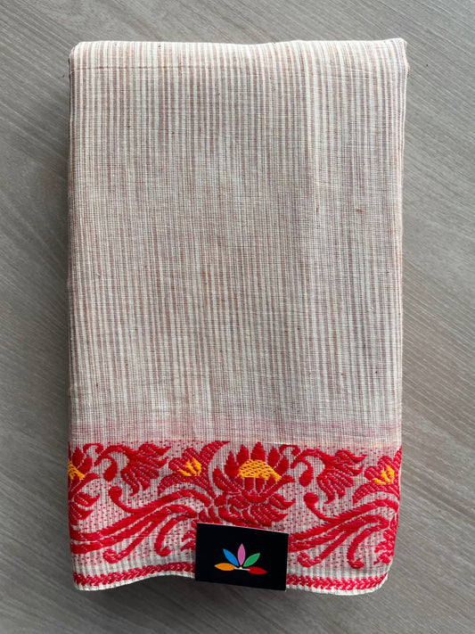 Bengal Soft Cotton Saree (Without blouse) - 34076