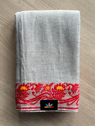 Bengal Soft Cotton Saree (Without blouse) - 34078