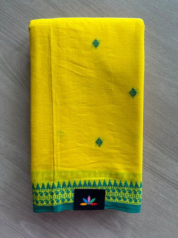 Bengal Soft Cotton Saree (Without Blouse) - 34096