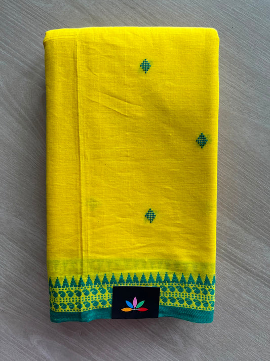 Bengal Soft Cotton Saree (Without Blouse) - 34096