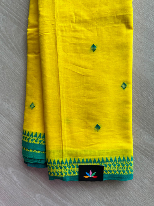 Bengal Soft Cotton Saree (Without Blouse) - 34096