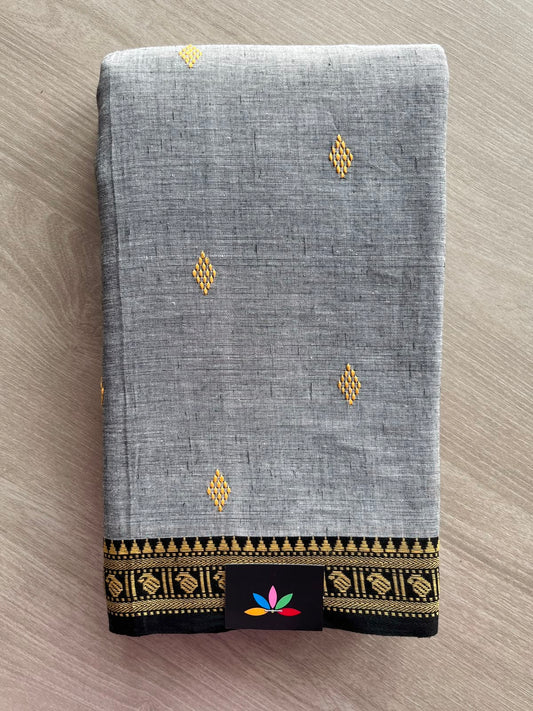 Bengal Soft Cotton Saree (Without Blouse) - 34098