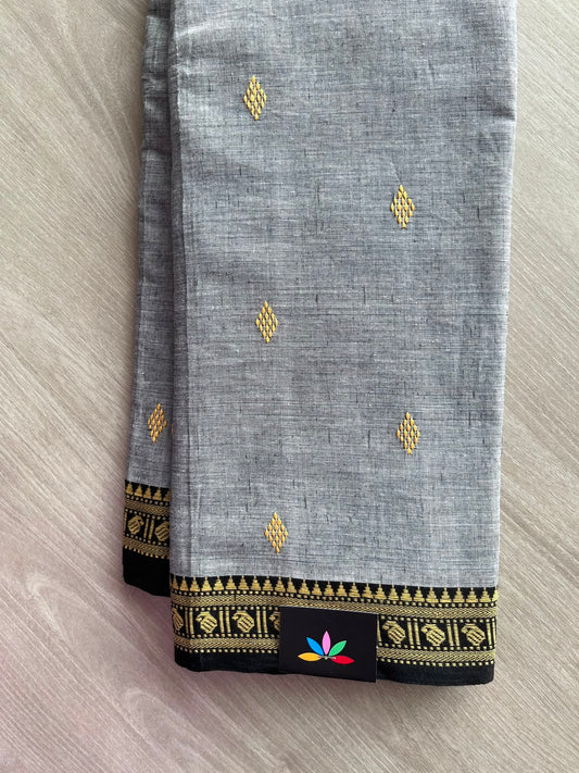Bengal Soft Cotton Saree (Without Blouse) - 34098
