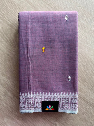 Bengal Soft Cotton Saree (Without Blouse) - 34101