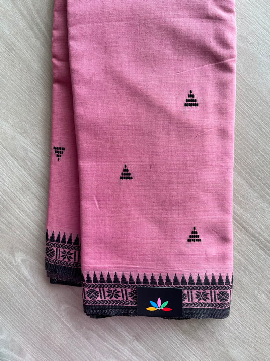 Bengal Soft Cotton Saree (Without Blouse) - 34104