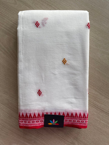 Bengal Soft Cotton Saree (Without Blouse) - 34105