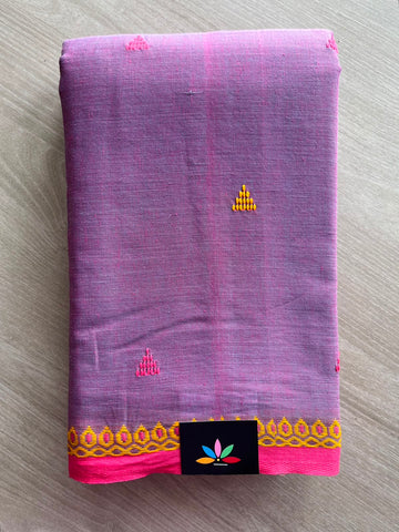 Bengal Soft Cotton Saree (Without Blouse) - 34106