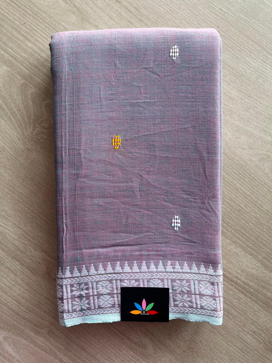 Bengal Soft Cotton Saree (Without Blouse) - 34109