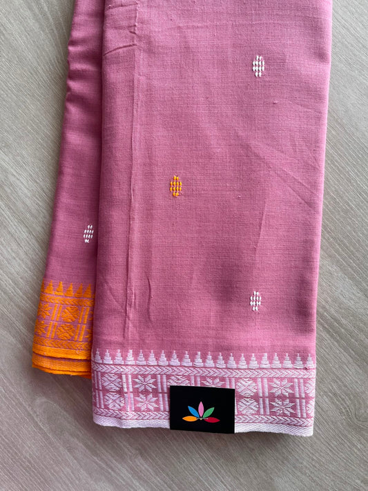 Bengal Soft Cotton Saree (Without Blouse) - 34110