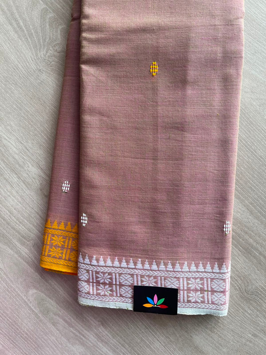 Bengal Soft Cotton Saree (Without Blouse) - 34112