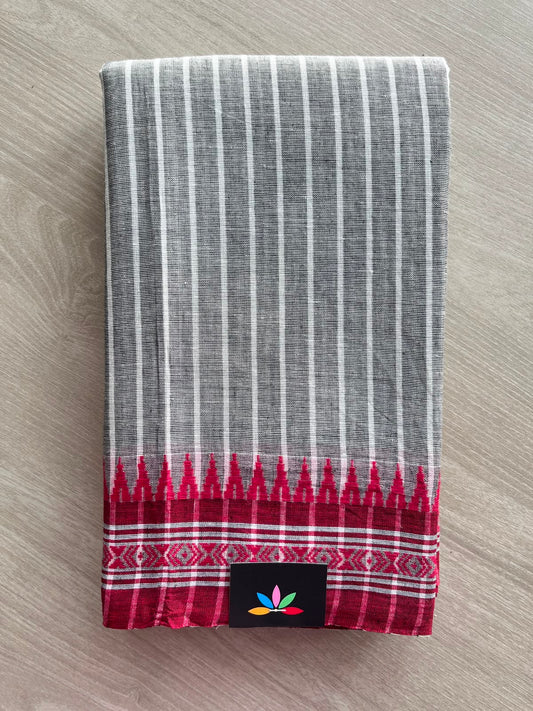 Bengal Soft Cotton Saree (Without Blouse) - 34113